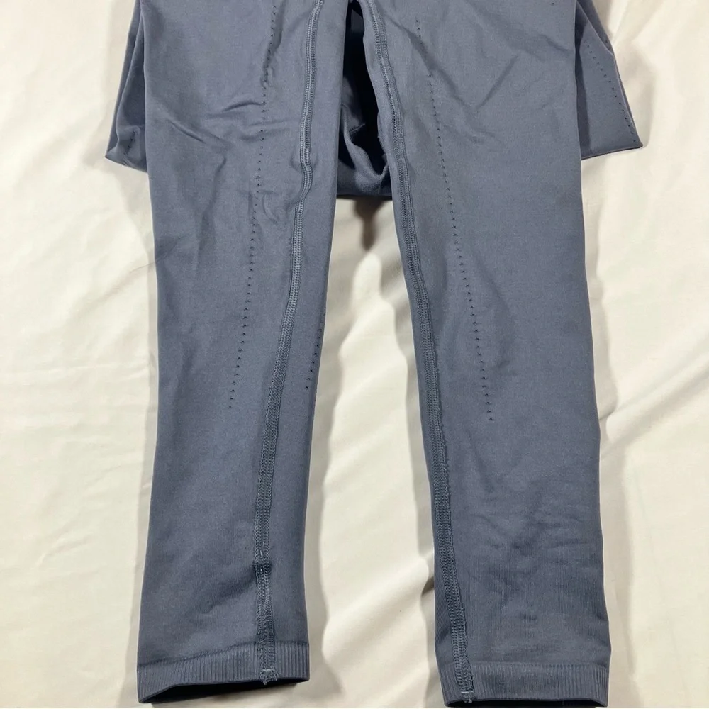 Gymshark Sweat Seamless Evening Blue leggings womens size small
